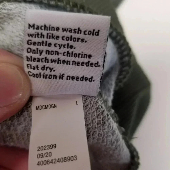 {Nine West} Ruffle Yoke Sweatshirt in Camo Print - Picture 10 of 13